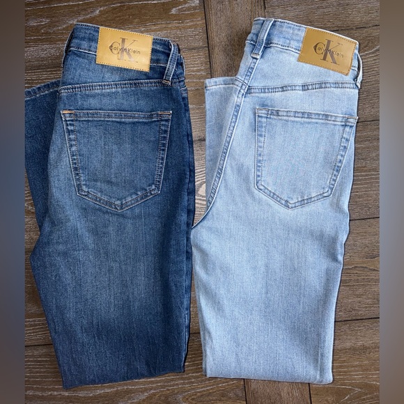 Calvin Klein Denim - Calvin Klein Women’s High Rise Skinny Ankie Jeans Set of 2 ( Size 2/26 )